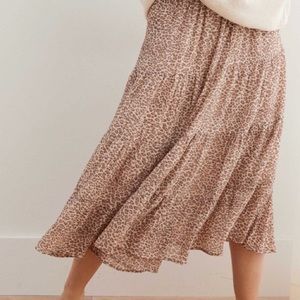 Aerie Women’s Cheetah Print Skirt - Size L